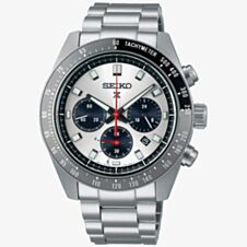 Seiko Mens Prospex Speedtimer ‘Go Large’ Silver Solar Watch SSC911P1