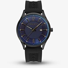 Police Mens Laser Blue Dial Black Plastic Strap Watch PEWJN2194440
