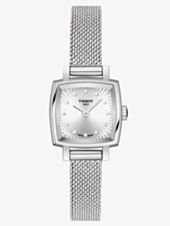 Tissot Ladies T-Lady Lovely Square Diamond Mesh Bracelet Watch T058.109.11.036.00