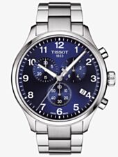 Tissot Mens T-Sport Chrono Xl Classic Blue Dial Bracelet Watch T116.617.11.047.01