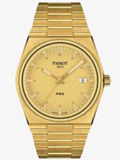 Tissot Mens PRX Gold Plated Watch T137.410.33.021.00