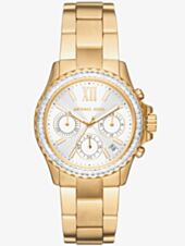 Michael Kors Ladies Everest Chronograph Silver Dial Watch MK7212