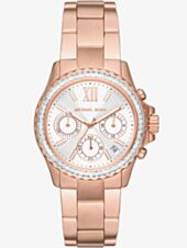 Michael Kors Ladies Everest Rose Gold Watch MK7213