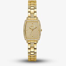 Guess Ladies Brilliant Gold Tone Crystal Watch GW0611L2
