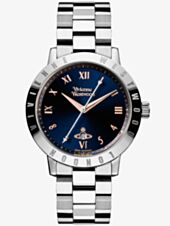 Vivienne Westwood Bloomsbury Blue Bracelet Watch VV152NVSL