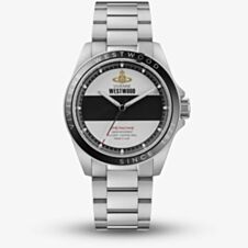 Vivienne Westwood Mens Blackwall Silver Watch VV293BKSL