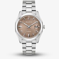 Bulova Mens Surveyor Automatic Brown Dial Watch 96B470