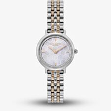 Olivia Burton Ladies Ultra Slim Honeycomb Grey Dial Watch 24000265