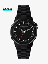 KAMAWATCH Castell Myst Black and Grey Camo Plastic Bracelet Watch KWP18