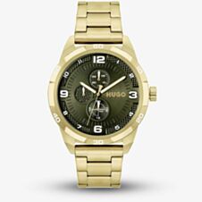 HUGO #Grip Gold Plated Chronograph Watch 1530277
