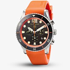 Elliot Brown Bloxworth Chronograph Orange Rubber Watch 929-019-R05