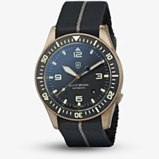 Elliot Brown Holton Automatic Black & Brown Fabric Watch 101-A12-N18