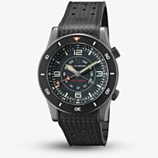 Elliot Brown Beachmaster Nivo Black Rubber GMT Watch 0H0-623-R51G