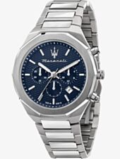 Maserati Mens Stile Blue Dial Chronograph Watch R8873642006
