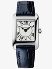 Frederique Constant Ladies Carree Classics Blue Strap Watch  FC-200MC16