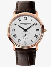 Frederique Constant Mens Slimline Rose Gold Plated Watch FC-235M4S4