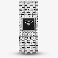 Frederique Constant Ladies Manchette Black Onyx Dial Watch FC-200ONB1MC6B
