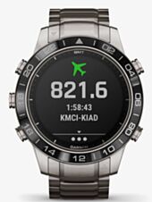  Garmin Mens Marq Aviator Titanium Bracelet Smartwatch 010-02006-04 
