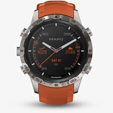 Garmin Mens Marq Adventurer Orange Rubber Strap Watch 010-02567-31 