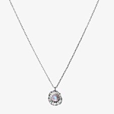 Maanesten Astra Silver North Star Moonstone Necklace 2652C