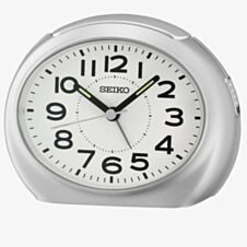 Seiko Clocks White Analogue Clock QHE193S