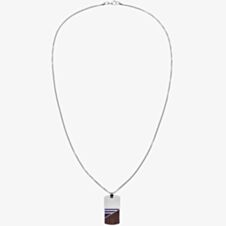 Tommy Hilfiger Mens Dog Tag Necklace 2790322