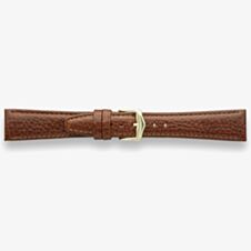 Darlena Grantham Brown Leather Gold Buckle Watch Strap 1304