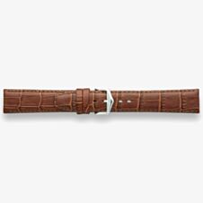 Darlena Lulworth Brown Leather Silver Buckle Watch Strap 1209