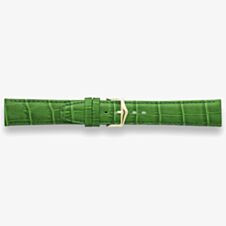 Darlena Lulworth Green Leather Gold Buckle Watch Strap 1209