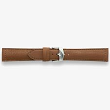 Darlena Woking Brown Leather Silver Buckle Watch Strap 1371