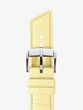 HIRSCH Princess Medium French Vanilla Leather Watch Strap 02628174-2