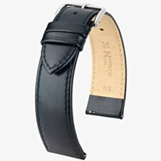 HIRSCH Osiris Long Black Leather Watch Strap 03475050-2