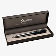 Stratton Blue & Silver Ballpoint Pen ST2053