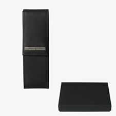 BOSS Advance Black Leather Pen Case HLX535