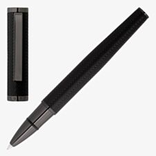 BOSS Formation Herringbone Gunmetal Rollerball Pen HSI1065D