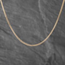 Pre-Owned 9ct Yellow Gold 18 Inch Curb Chain 41021362