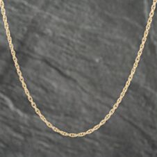Pre-Owned 9ct Yellow Gold 18 Inch Prince Of Wales Chain 41021485