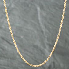 Pre-Owned 9ct Yellow Gold 28 Inch Rope Chain 41041331