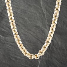 Pre-Owned 9ct Yellow Gold 22Inch Belcher Chain 41041450