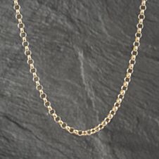 Pre-Owned 9ct Yellow Gold 21 Inch Belcher Chain 41041567