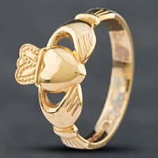 Pre-Owned 9ct Yellow Gold Claddagh Ring 41101870