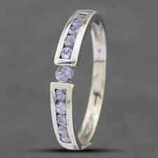 Pre-Owned 9ct White Gold Cubic Zirconia Dress Ring 41102264