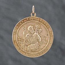 Pre-Owned 9ct Yellow Gold St Christopher Loose Pendant 41142142