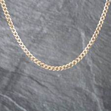 Pre-Owned 9ct Yellow Gold 18 Inch Curb Chain 41161568