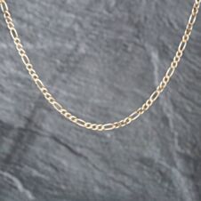 Pre-Owned 9ct Yellow Gold 18 Inch Figaro Chain 41161576