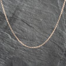 Pre-Owned 9ct Rose Gold 20 Inch Belcher Chain 41161821