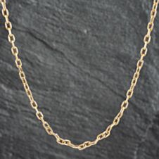 Pre-Owned 9ct Yellow Gold 24 Inch Trace Chain 41161855