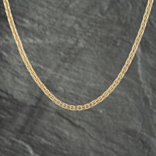 Pre-Owned 9ct Yellow Gold Fancy 16 Inch Curb Chain 41161894