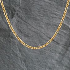 Pre-Owned 9ct Yellow Gold 18 Inch Figaro Chain 4116909