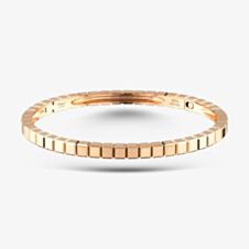 Pre-Owned 18ct Rose Gold Chopard Ice Cube Medium Hinged Bangle 41211313